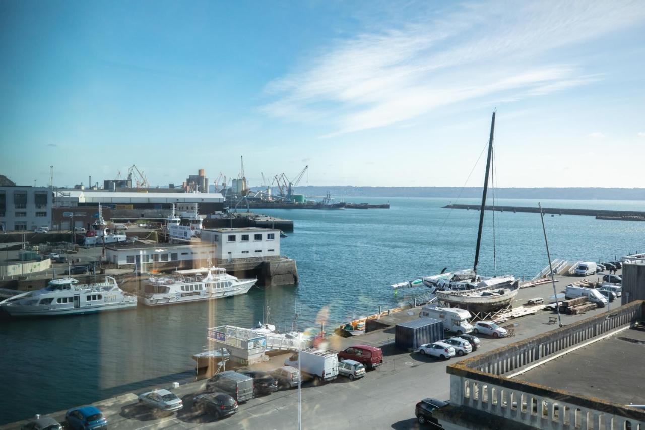 Le Barracuda & Spa, Centre Port, Pieds Dans L'Eau, Vue Mer Brest Exterior foto